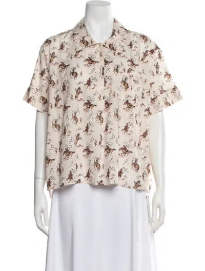 Pre-owned The Great Graphic Print Lounge Set W/ Tags In Neutral