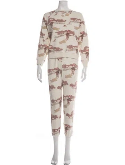 Pre-owned The Great Graphic Print Set In Neutrals