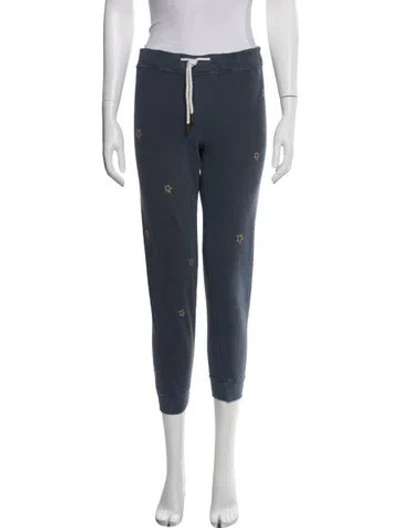 Pre-owned The Great Graphic Print Sweatpants In Blue