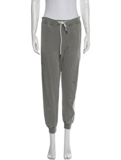 Pre-owned The Great Graphic Print Sweatpants In Gray
