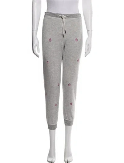 Pre-owned The Great Graphic Print Sweatpants In Gray