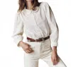 The Great Hemmingway Top In White In White