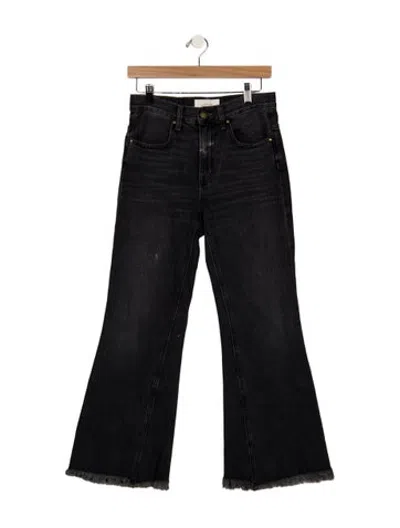 Pre-owned The Great High-rise Flared Jeans In Blue