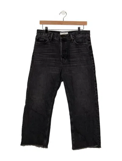 Pre-owned The Great High-rise Straight Leg Jeans In Multicolor