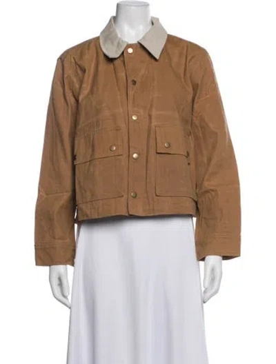 Pre-owned The Great Jacket In Brown