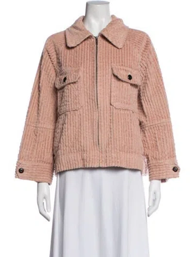 Pre-owned The Great Jacket In Neutrals/pink