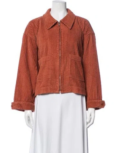 Pre-owned The Great Jacket In Orange