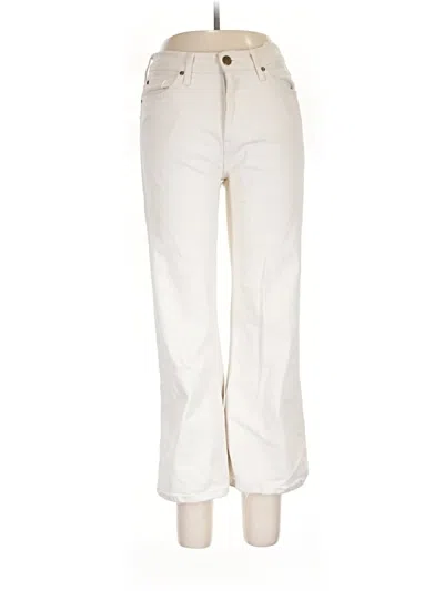 Pre-owned The Great Jeans In Ivory