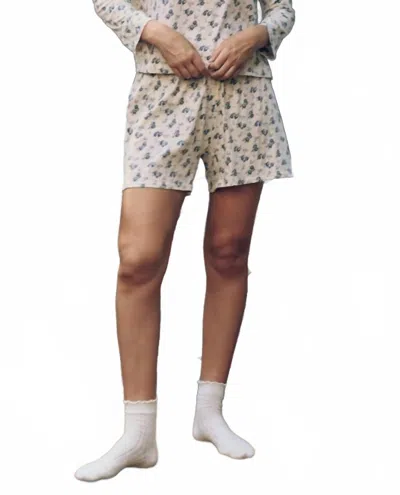The Great Jersey Boxer Shorts In Indigo Rose In Multi