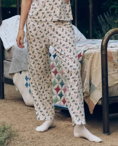 The Great Jersey Easy Sleep Pants In Indigo Rose In Neutral