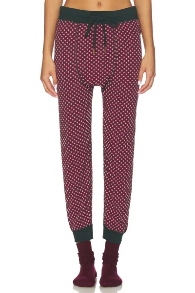 The Great Jersey Long John Pants In Daisy The Print In Purple