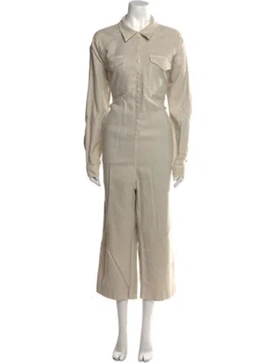 Pre-owned The Great Jumpsuit In Neutral