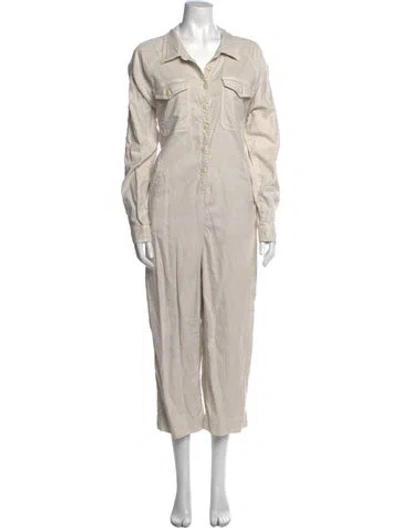 Pre-owned The Great Jumpsuit In White