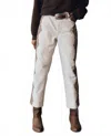 The Great Lace Print Wayne Jean In Brown/cream In Neutral