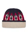 The Great Lambswool-blend Fair Isle Nordic Beanie