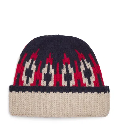 The Great Lambswool-blend Fair Isle Nordic Beanie