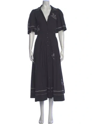 Pre-owned The Great Long Dress In Gray