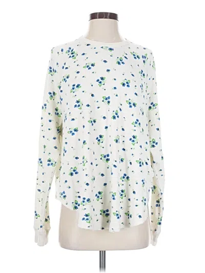 Pre-owned The Great Long Sleeve Blouse In Ivory