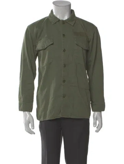 Pre-owned The Great Long Sleeve Shirt In Green