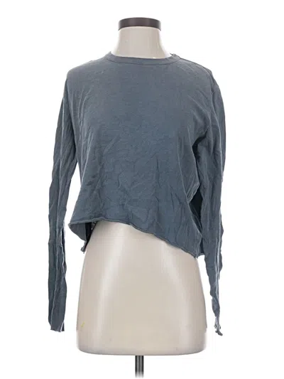 Pre-owned The Great Long Sleeve T-shirt In Gray