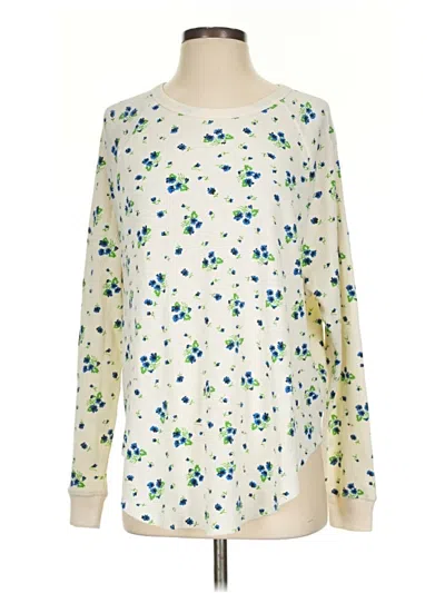 Pre-owned The Great Long Sleeve T-shirt In Ivory
