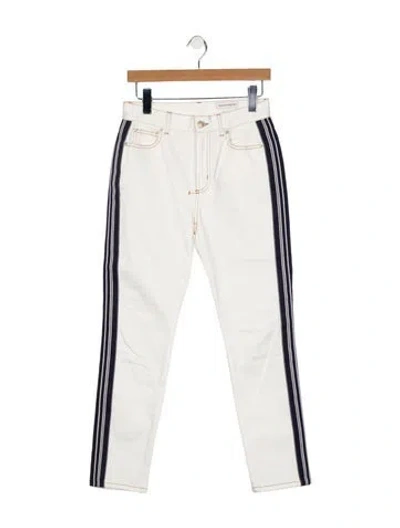 Pre-owned The Great Low-rise Skinny Leg Jeans In Blue