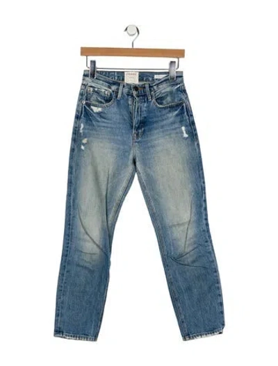 Pre-owned The Great Low-rise Skinny Leg Jeans In Blue