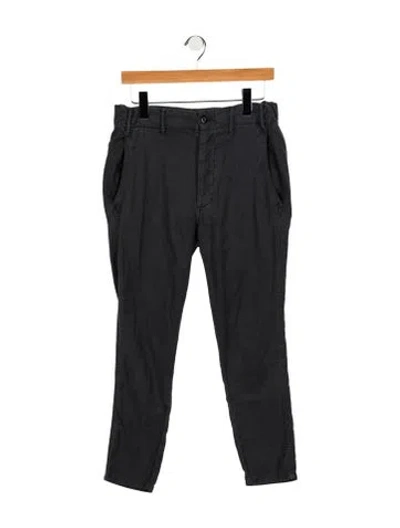 Pre-owned The Great Low-rise Skinny Leg Jeans In Gray