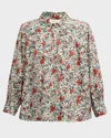 THE GREAT MESA FLORAL SUMMIT TOP IN RED