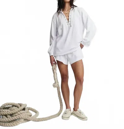 The Great Microterry Swing Short In True White