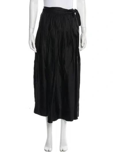 Pre-owned The Great Midi Length Skirt In Black