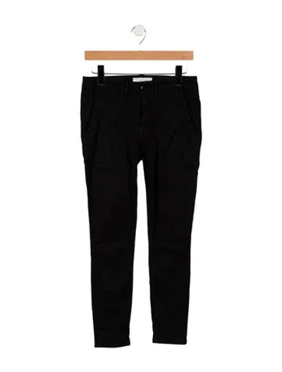 Pre-owned The Great Mid-rise Skinny Leg Jeans In Black