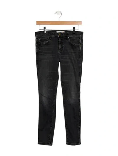 Pre-owned The Great Mid-rise Skinny Leg Jeans In Multi