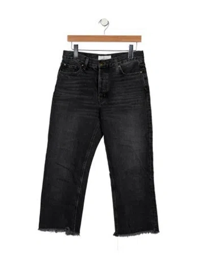 Pre-owned The Great Mid-rise Wide Leg Jeans In Multi