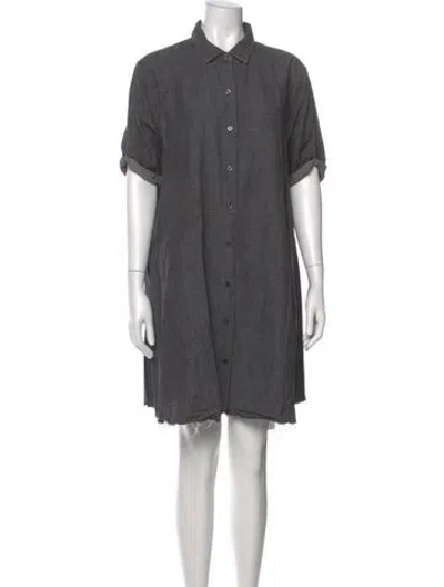 Pre-owned The Great Mini Dress In Gray