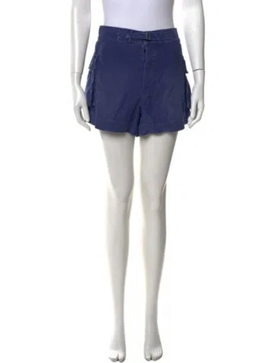 Pre-owned The Great Mini Shorts In Blue