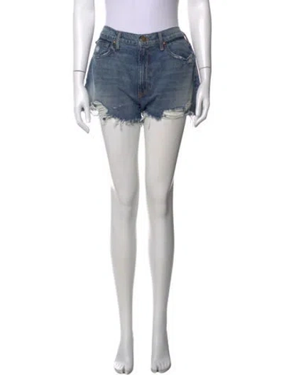 Pre-owned The Great Mini Shorts In Blue