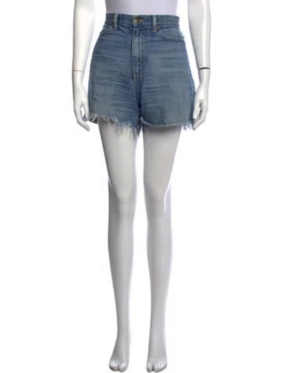 Pre-owned The Great Mini Shorts In Blue