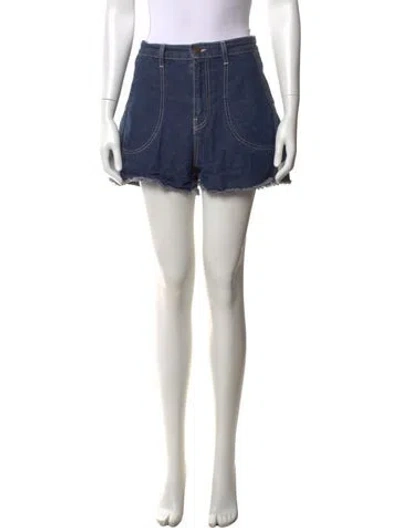 Pre-owned The Great Mini Shorts In Blue