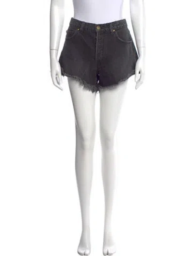 Pre-owned The Great Mini Shorts In Gray