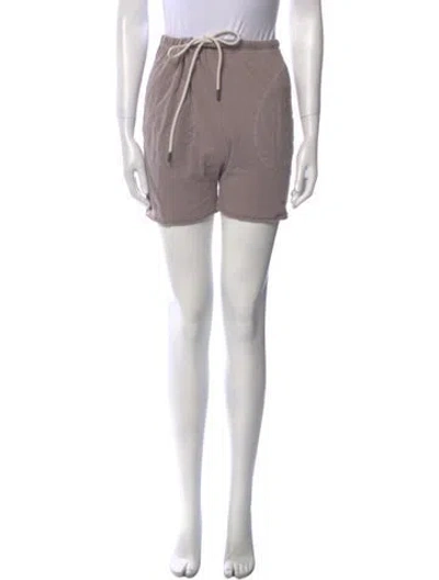 Pre-owned The Great Mini Shorts In Gray
