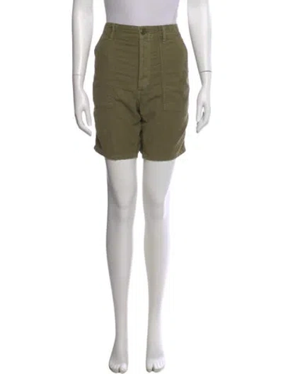 Pre-owned The Great Mini Shorts In Green