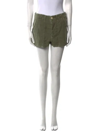 Pre-owned The Great Mini Shorts In Green