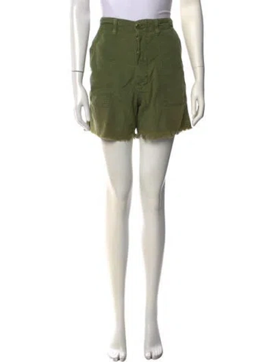 Pre-owned The Great Mini Shorts In Green