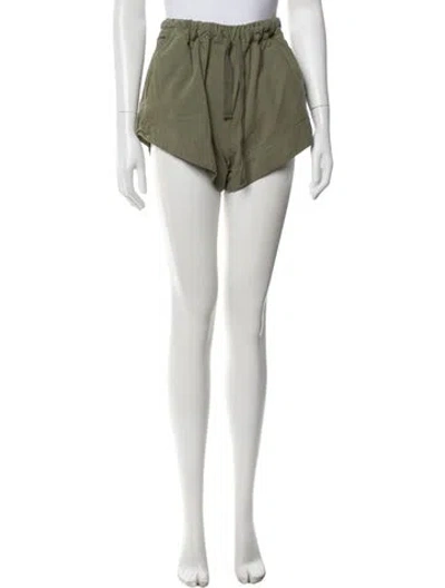 Pre-owned The Great Mini Shorts In Green