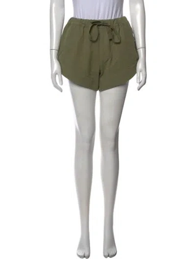 Pre-owned The Great Mini Shorts In Green