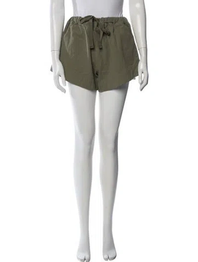 Pre-owned The Great Mini Shorts In Green