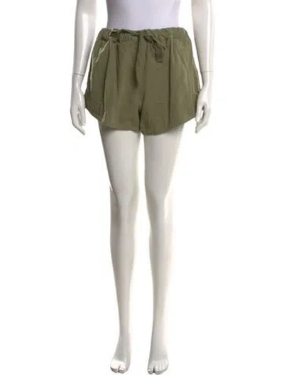 Pre-owned The Great Mini Shorts In Green