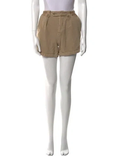 Pre-owned The Great Mini Shorts In Neutral