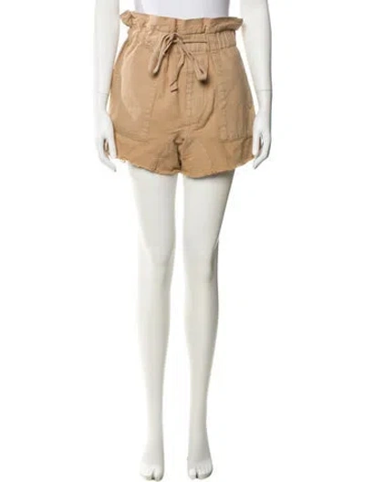 Pre-owned The Great Mini Shorts In Neutral